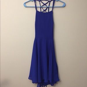 Lulus “good deeds” lace-up dress size XS